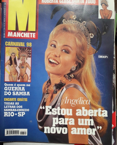 Manchete 2394 - 2/98 Angelica, Cartola, Beatles, Elton John