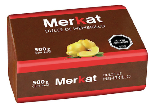 Dulce De Membrillo Merkat 500gr(2uni)super
