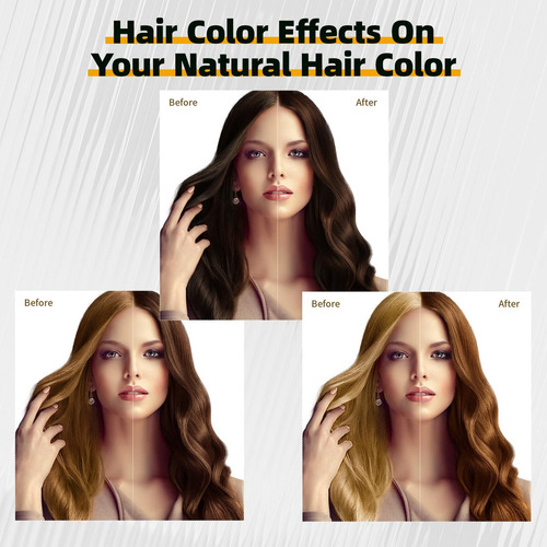 Shampoo Para Teñir Cabello Castaño Oscuro Shampoo 3 En 1 Par