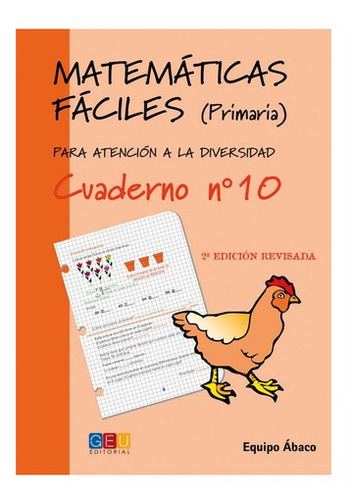 Libro: Matemáticas Fáciles 10. Abaco. Geu