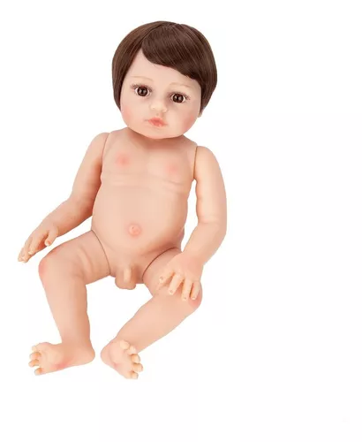 Brastoy Sapo Boneca Bebe Reborn Nino 100% Silicone 48cm