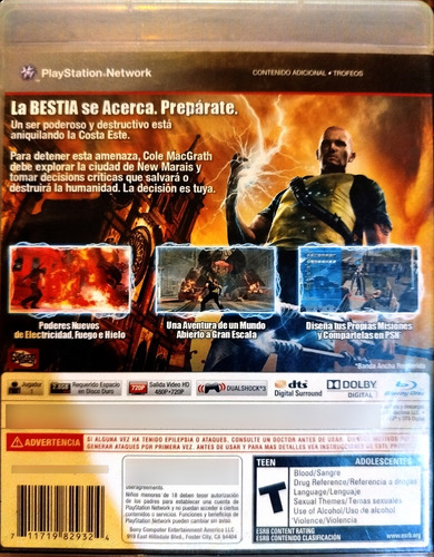 Infamous 2 Para Ps3 (Usado)