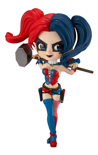 Figuras Tipo Qposket Dc Gatúbela Súper Chica Harley Quinn 