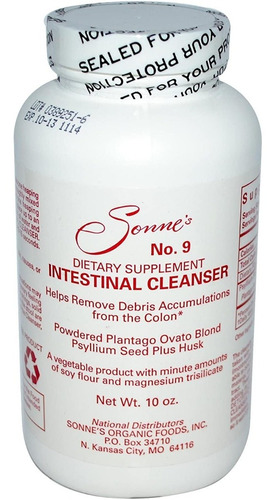 Sonnes #9 Intestinal Cleanser 283g - Unidad a $1128