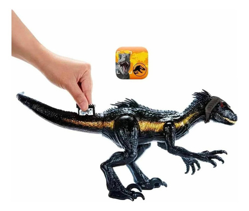 Boneco Dinossauro Articulado Dino Indoraptor Com Luz E Som Jurassic World Rastreio E Ataque Mattel