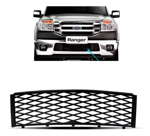 Rejilla Inferior Central Defensa Ford Ranger 2010 2011 2012