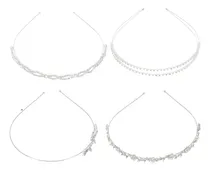 Comprar Laços De Cabelo Para Meninas, Strass, Faixa De Noiva, Casame