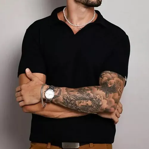 Camisa Polo Tricot Martt Lisa Masculina Elegante