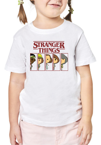 Polera Stranger Things Personajes Once Dustin Niños Adultos