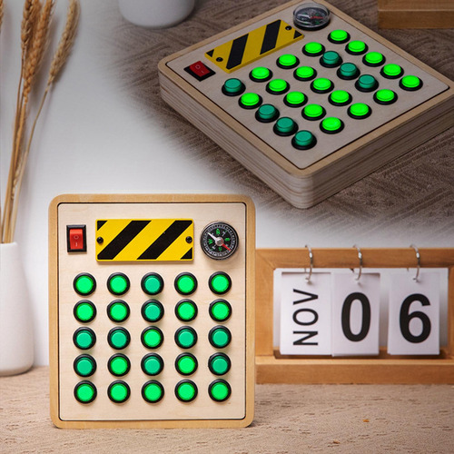 Botón De Interruptor Led Educativo Para Guardería,