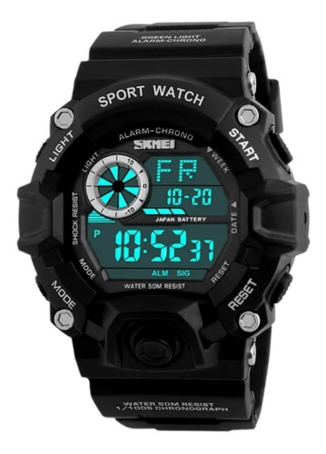 Reloj Deportivo Digital Led A Prueba De Agua Skmei 1019