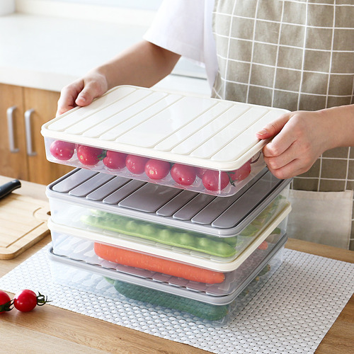 Soporte Rectangular Con Tapa Para Refrigerador