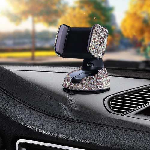 Soporte De Teléfono Para Accesorios De Coche, Violeta