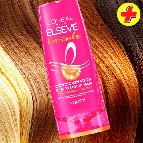 Kit Liso Dos Sonhos Shampoo 400ml + Condicionador 400ml