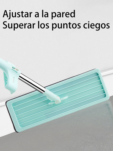 Trapeador Microfibra Fregona Plana Limpieza Total Mop