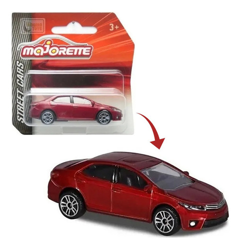 Carrinho Miniatura Toyota Corolla Street Cars 1:64 Majorette