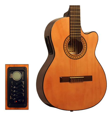 Guitarra Criolla Gracia M6 Eq 7545 Clasica Electro +afinador