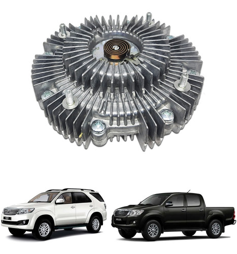 Polia Embreagem Viscosa Toyota Hilux Srv / Sw4 3.0 Pitbull