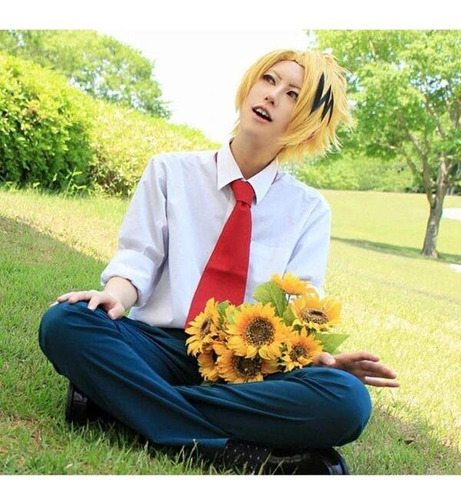 Pelucas Cortas Sintéticas My Hero Academia Role Of Kaminari