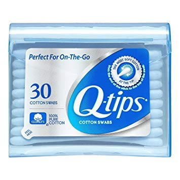 Q-tips Hisopos Monedero Paquete Cada 30 (pack De 3)