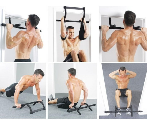 Barra Dominadas Drb Marco De Puerta Abdominales Flexiones