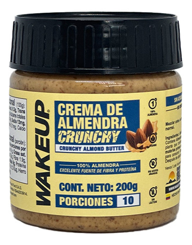Crema Almendra Crunchy Wakeup - g a $128