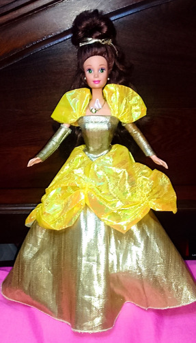 Muñeca Disney Bella Sparkle Eyes Mattel 1992 Ojos Brillates