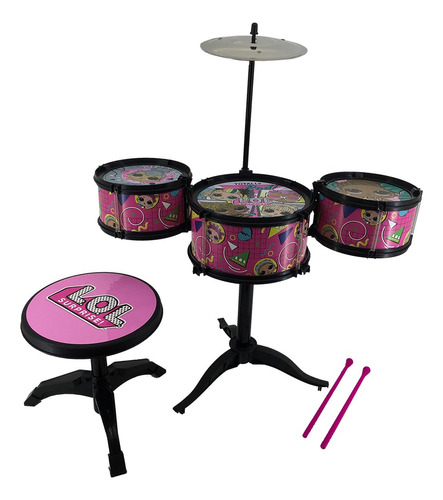 Bateria Pequena Lol Surprise Infantil 9824 Candide