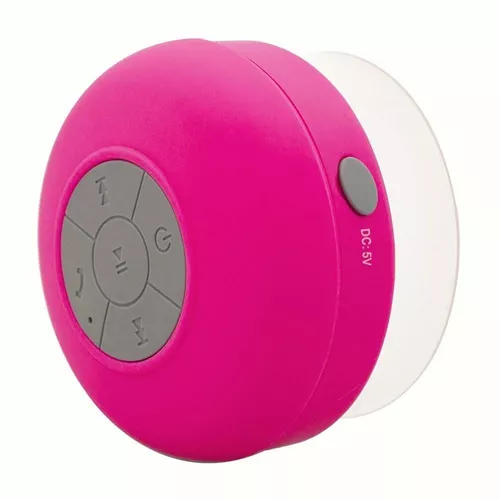 Micrófono inalambrico con Bluetooth fucsia Powerfik