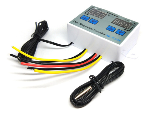 Dual Digital Thermostat Temperature Controller Two Relay