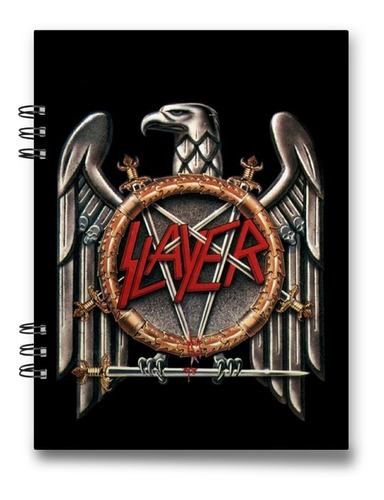 Cuaderno Thrash Metal Slayer 15x20 Cms 100 Hojas 