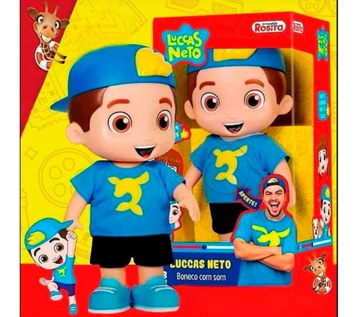 Boneco Articulado - Luccas Neto - Novabrink