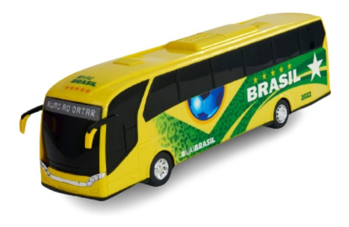 Ônibus Iveco Time Seleção Brasileira Copa Do Mundo 2022 42cm