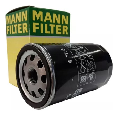 Filtro De Óleo Mann W 7195 Para Motor Ap 1.6 1.8 Gol Saveiro