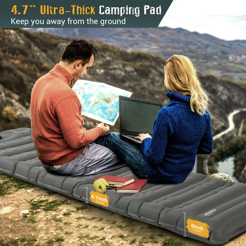 Colchoneta Inflable Portátil Acampar Mat Inflable Camping