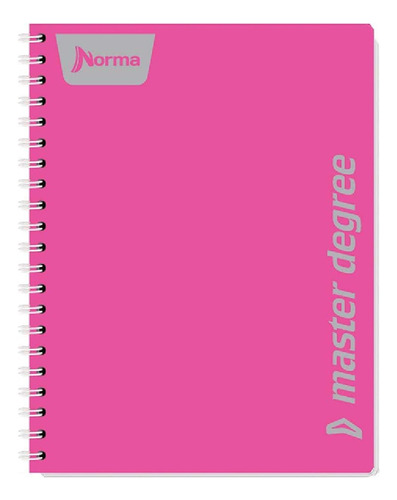 Libreta Espiral Do 100h Cuadro 7 Norma Master Degree 2 Pz