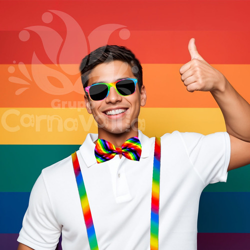 Js Kit P/adulto Tirantes Lentes Moño Bandera Orgullo Gay