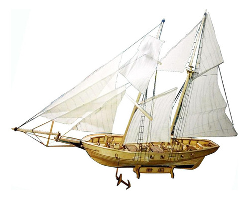 Nuevo Kit De Modelo De Velero De Madera A Escala Harvey