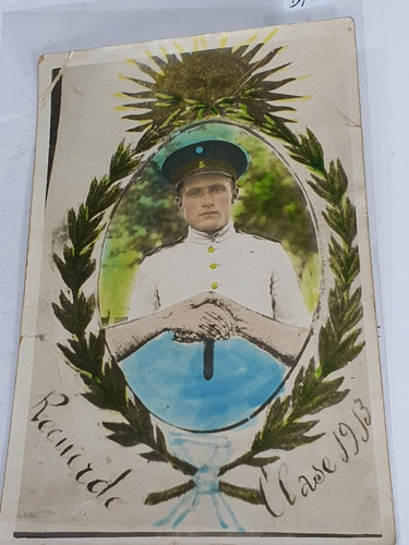 Rara Fotografia Recuerdo Clase 1913- 9 X 14 Cms (Usado)