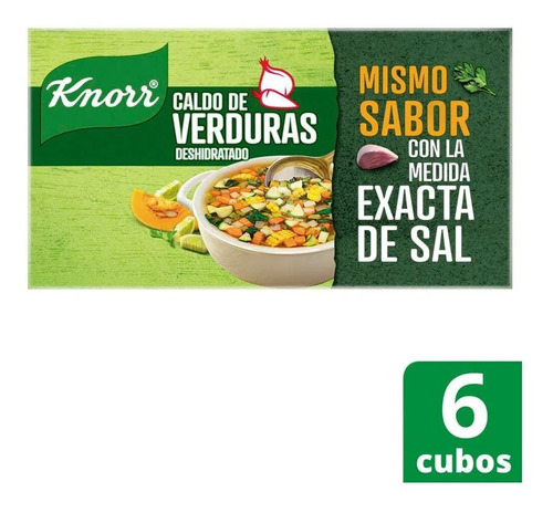 Knorr Caldo De Vegetales X 6 Cubos