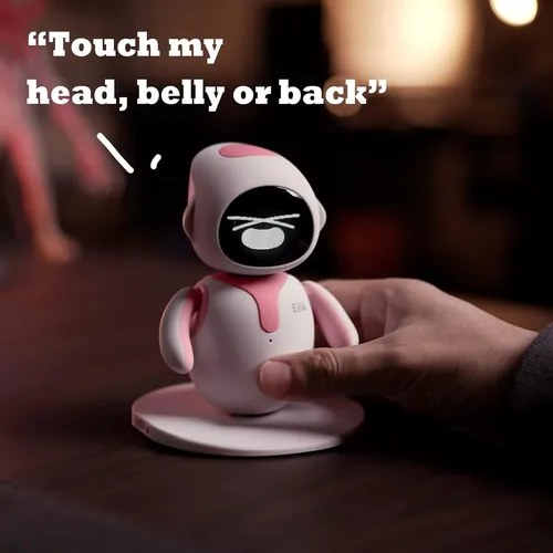 Energize Lab Eilik Pink - Touch Interactive Toys, Cute Robot