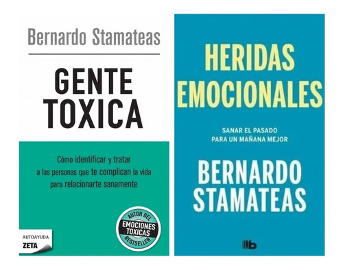 Gente Toxica + Heridas - Stamateas - B Bolsillo - 2 Libros