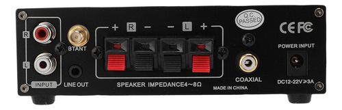 Amplificador De Potência Hifi 2.1 Canais 5.1 Estéreo Digital