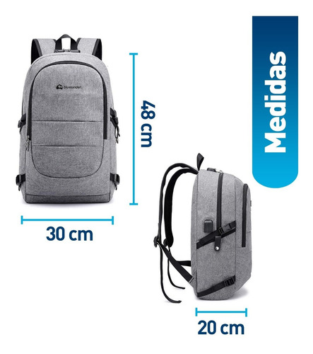10 Mochilas Antirrobo Para Laptop Código Impermeable