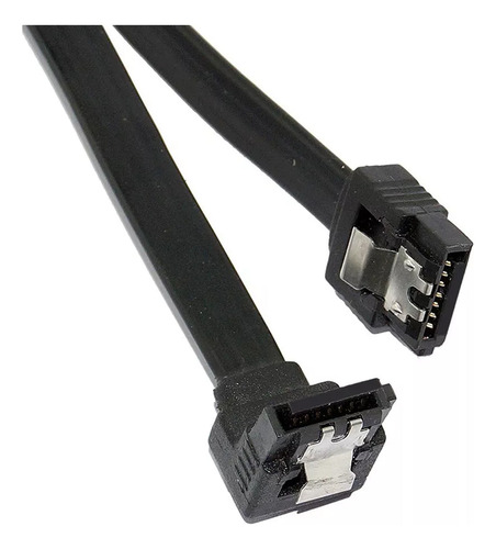 Cabo Sata 3 | 6 Gbps | Preto | 40 Cm | L Reto E Conector