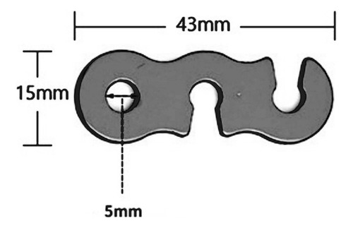 Tensor Ajustable En Forma De S Con Hebilla De Cuerda Para Ti