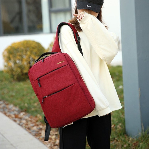 Mochila 3 Pack Rojo Vino