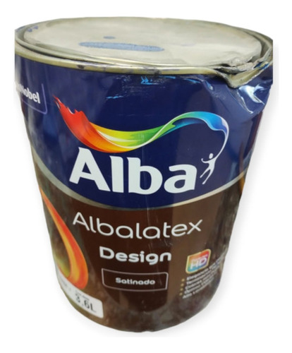 Albalatex Design Satinado Interior 4 Lt Azul Sobrante Palerm