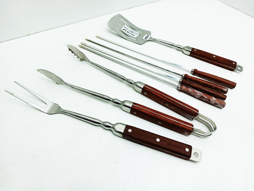 7 Utensilio Parrillera Parrilla Acero M/made Char-broil 2836