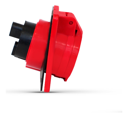 5 Tomada Embutir 3p+t 16a Vermelha 6h 380/415v Omg 4046 Cor Vermelho